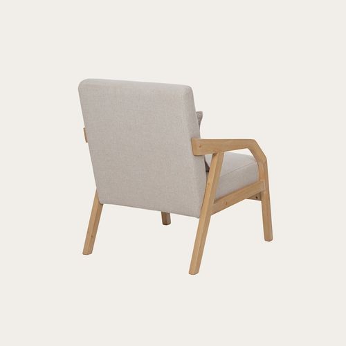 Fauteuil En Bois Massif Naturel 64x84