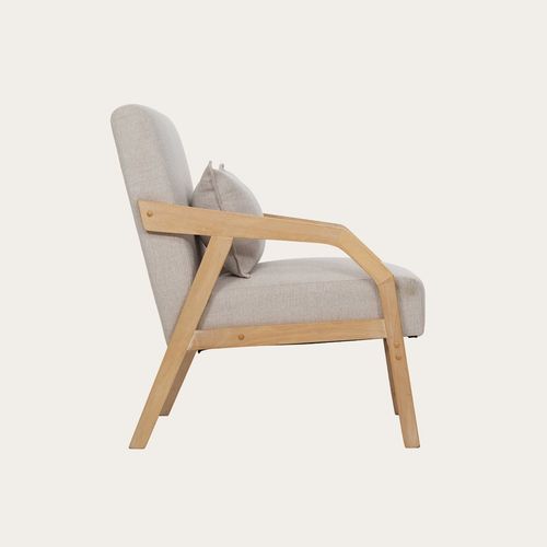 Fauteuil En Bois Massif Naturel 64x84