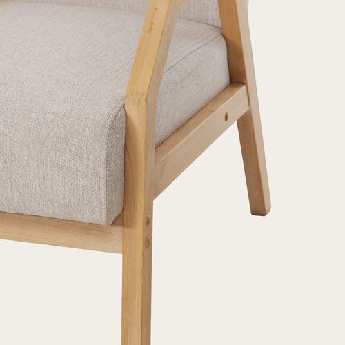 Fauteuil En Bois Massif Naturel 64x84