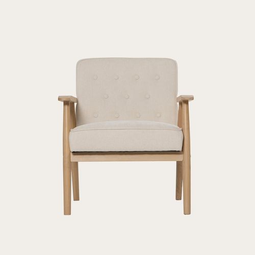 Fauteuil En Bois Massif Naturel 65x76