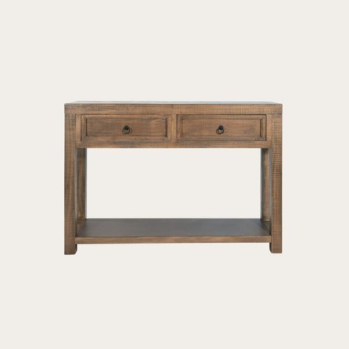 Meuble D'entrée En Bois Massif Nogal 120x85