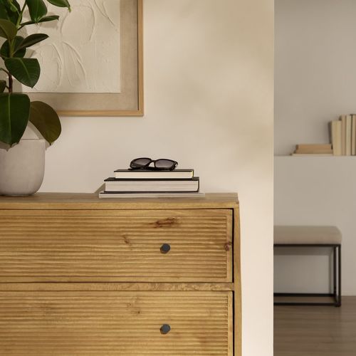 Commode En Bois Massif Naturel 90x85