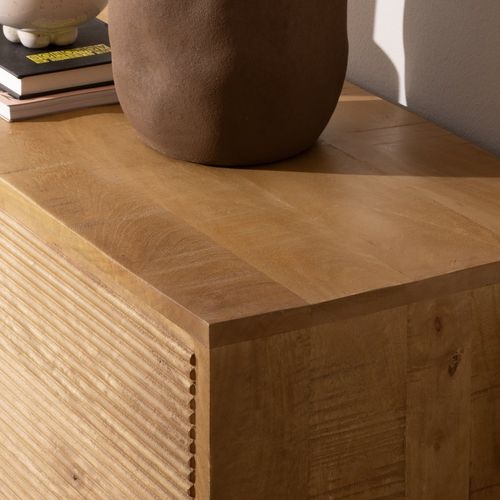 Commode En Bois Massif Naturel 90x85