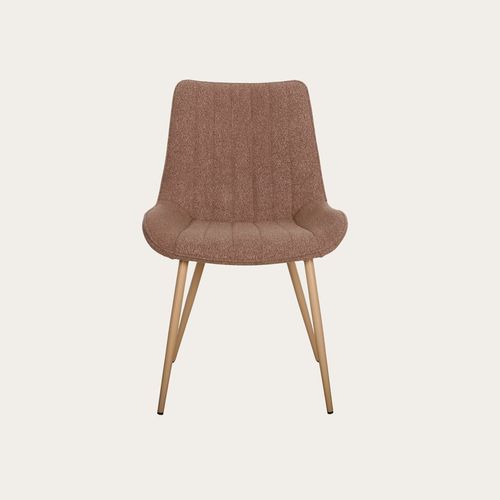 Chaise Rembourrée Tapissé Taupe 55x85