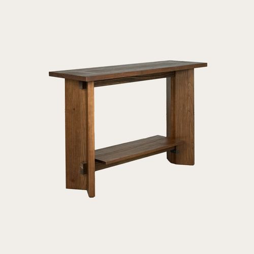 Meuble D'entrée En Bois Massif Noyer 120x75