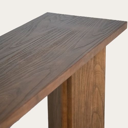 Meuble D'entrée En Bois Massif Noyer 120x75