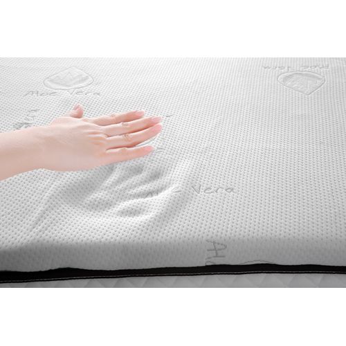 Surmatelas Mémoire De Forme 90x190 Cm  - Epaisseur 5 Cm - Housse Amovible