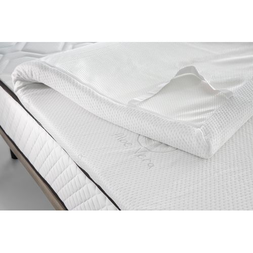 Surmatelas Mémoire De Forme 160x200 Cm - Epaisseur 5 Cm - Housse Amovible