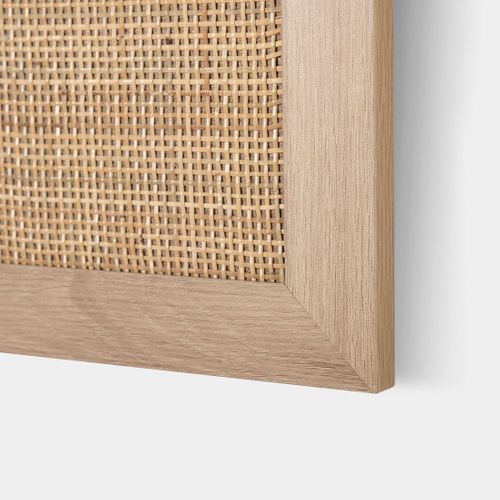 Tête De Lit Double En Rotin Naturel 160x59cm