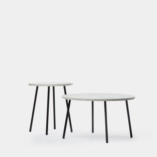 Table D'appoint En Laqué Noir 45x50cm