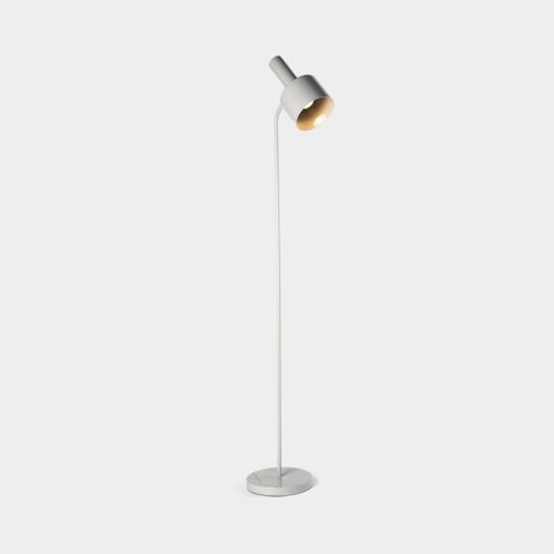 Lampe Sur Pied En Métal Gris 22x140cm