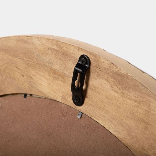 Miroir Rond Mural Ø68 En Bois De Mangue Aura