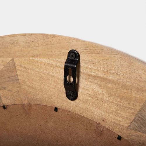 Miroir Rond Mural Ø65 En Bois De Mangue Michele