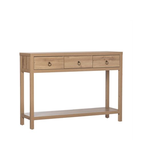 Table Console En Bois Naturel 120x85cm