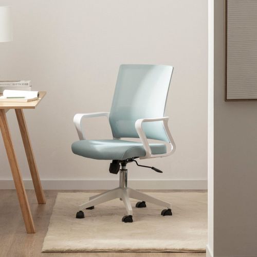 Chaise De Bureau En Plastique Menthe 60x95cm