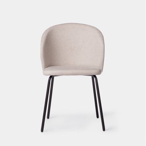 Chaise De Salle à Manger En Tissu Beige 49x80cm