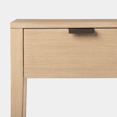 Table De Chevet 1 Tiroir En Bois Naturel 45x60cm