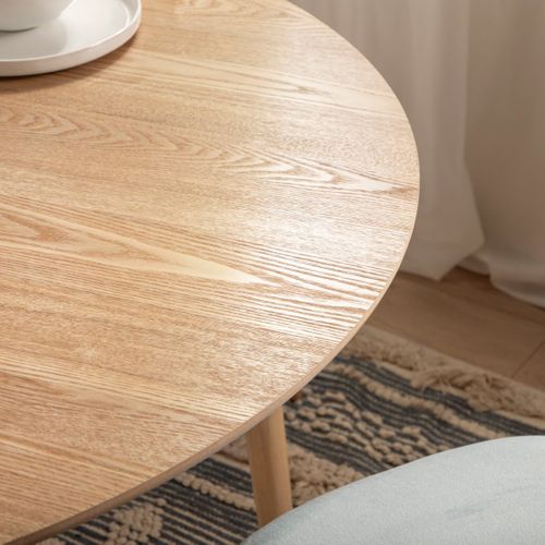 Table Fixe En Bois Naturel 120x75cm