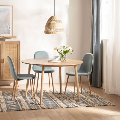 Table Fixe En Bois Naturel 120x75cm