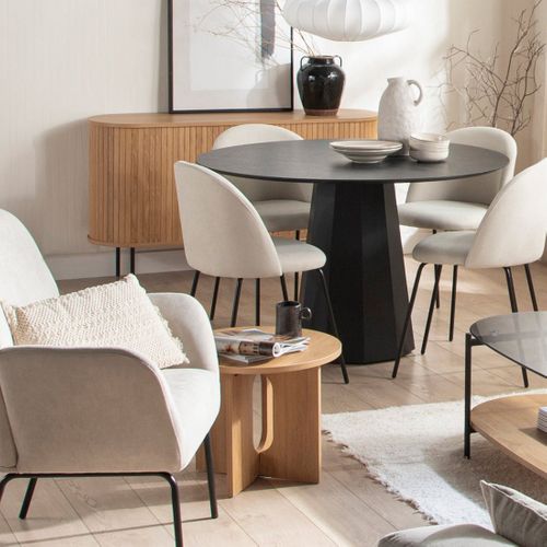 Table D'appoint En Bois Naturel 50x40cm