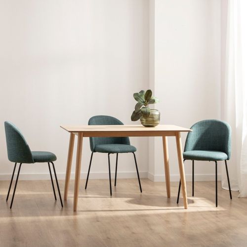 Table Fixe En Bois Naturel 120x75cm