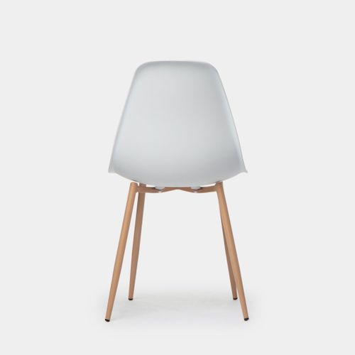 Chaise D'extérieur En Plastique Blanc 45x80cm