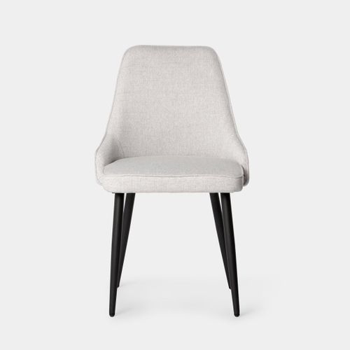 Chaise De Salle à Manger En Tissu Gris 52x87cm