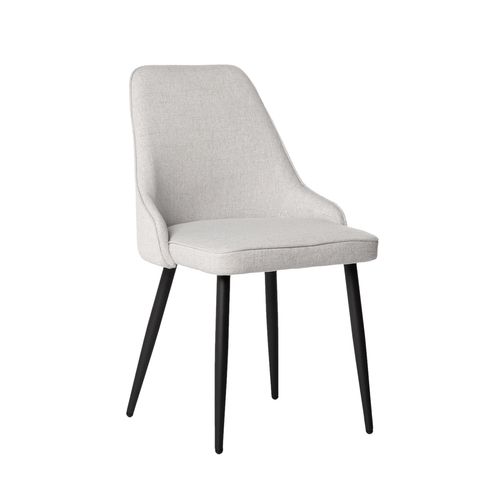 Chaise De Salle à Manger En Tissu Gris 52x87cm