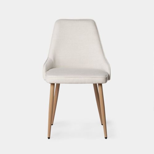 Chaise De Salle à Manger En Tissu Beige 52x87cm