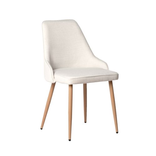 Chaise De Salle à Manger En Tissu Beige 52x87cm