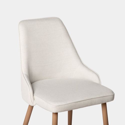 Chaise De Salle à Manger En Tissu Beige 52x87cm