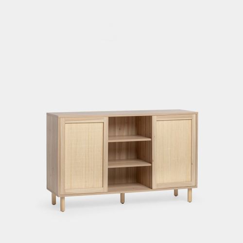 Buffet Bas En Bois Naturel 120x76cm
