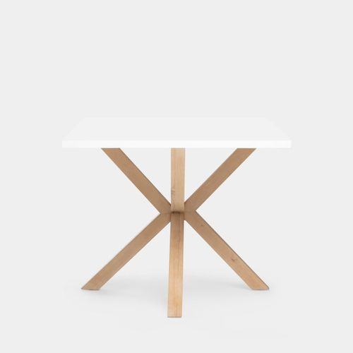 Table Fixe En Bois Blanc 160x76cm
