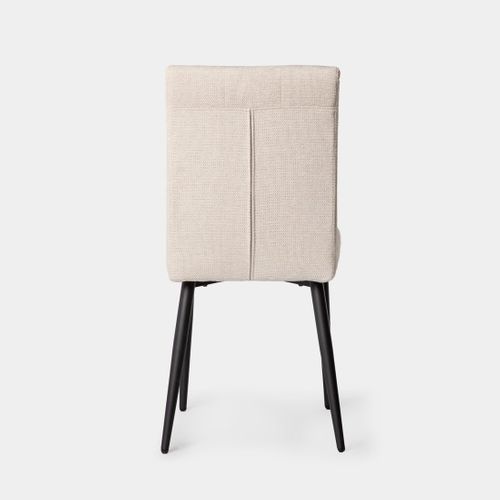 Chaise De Salle à Manger En Tissu Beige 44x92cm