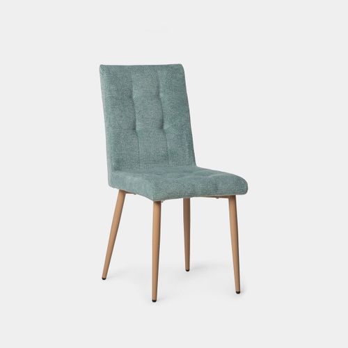 Chaise De Salle à Manger En Tissu Menthe 44x92cm