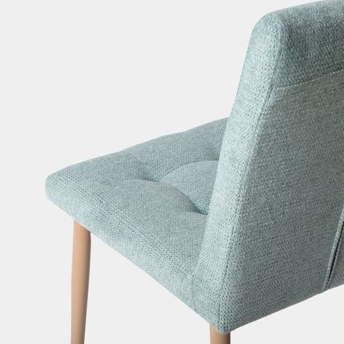 Chaise De Salle à Manger En Tissu Menthe 44x92cm
