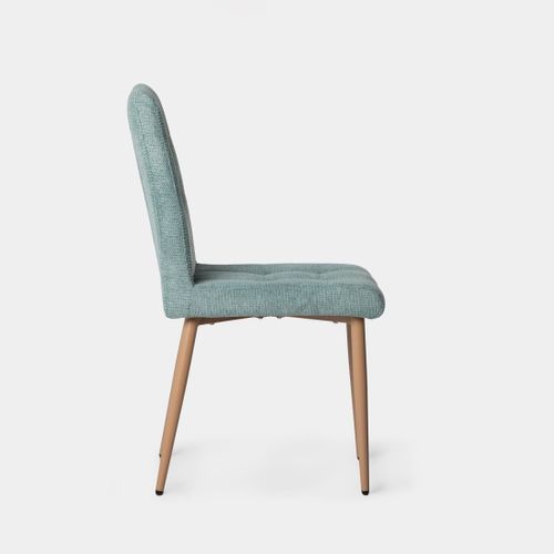 Chaise De Salle à Manger En Tissu Menthe 44x92cm