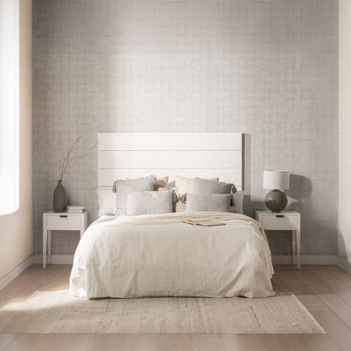 Table De Chevet 1 Tiroir En Laqué Blanc 45x60cm