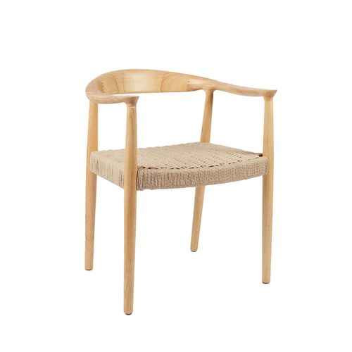 Chaise De Salle à Manger En Bois Naturel 65x74cm