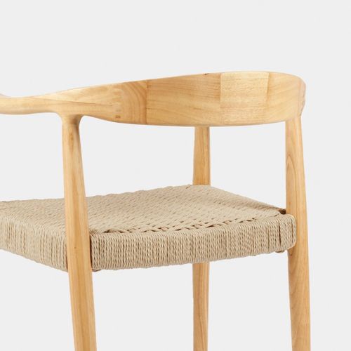 Chaise De Salle à Manger En Bois Naturel 65x74cm