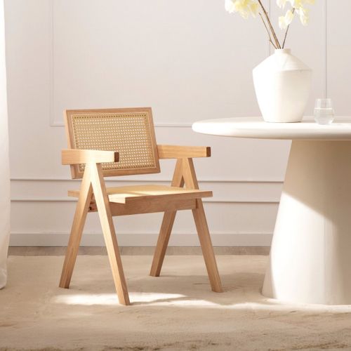 Chaise De Salle à Manger En Bois Naturel 51x80cm