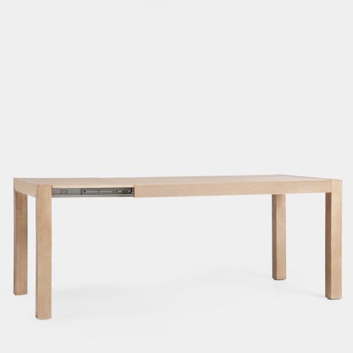 Table Extensible En Bois Naturel 150x77cm