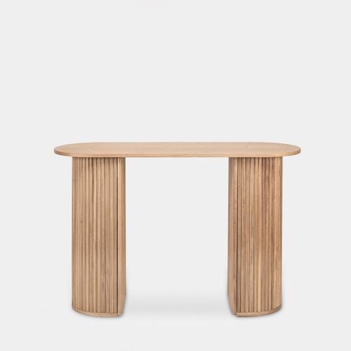 Console En Bois Naturel 110x74cm