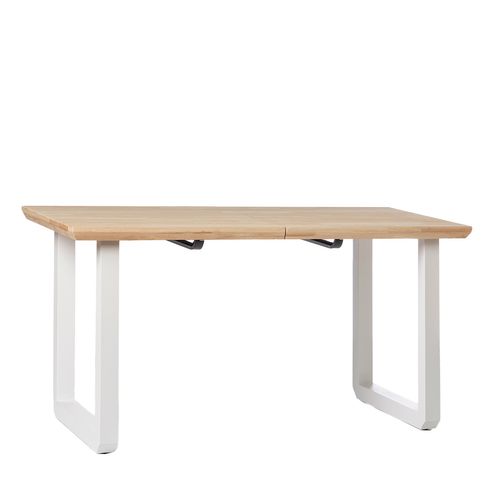 Table Extensible En Bois Naturel 140x76cm