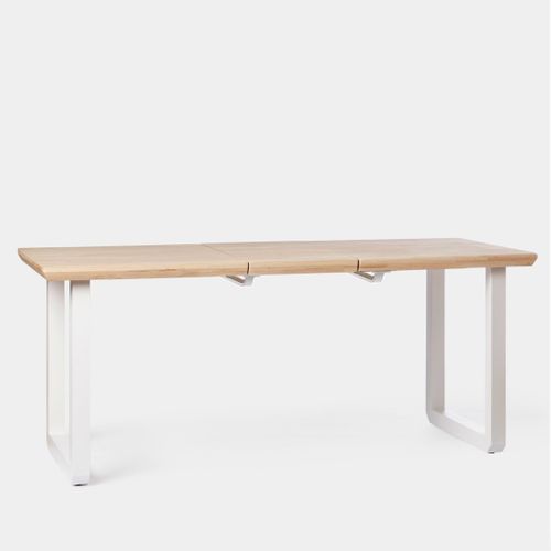 Table Extensible En Bois Naturel 140x76cm