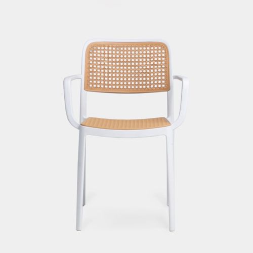 Chaise D'extérieur En Plastique Blanco-natural 57x81cm