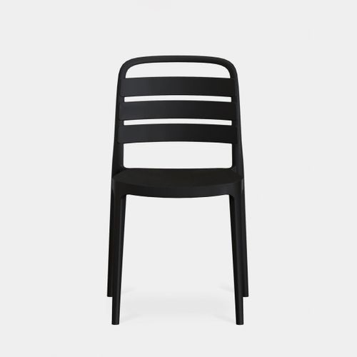 Chaise D'extérieur En Plastique Gris Anthracite 42x80cm