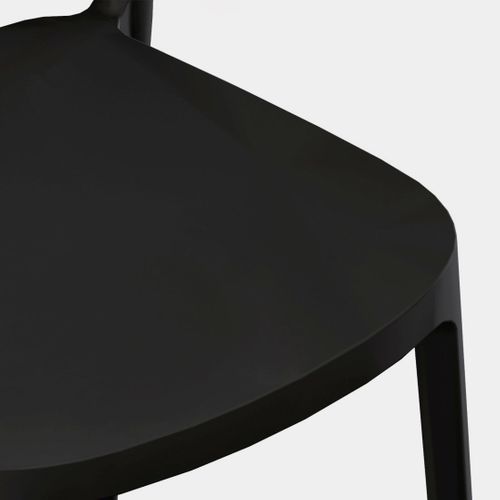 Chaise D'extérieur En Plastique Gris Anthracite 42x80cm