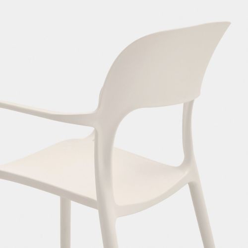 Chaise D'extérieur En Plastique Beige 53x83cm
