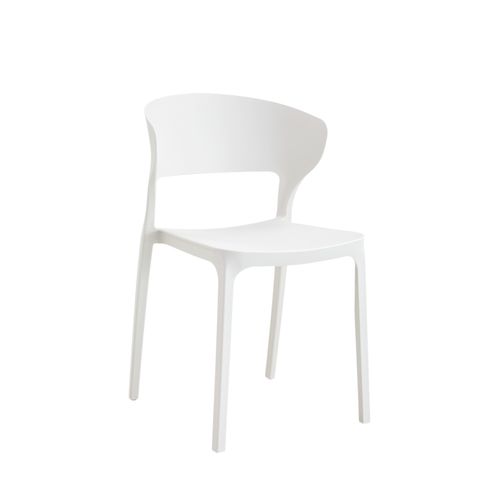 Chaise D'extérieur En Plastique Beige 48x76cm